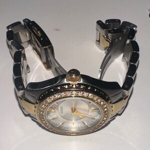 GUESS Mini Rock Candy W11068L2 Silver/Two-Tone/One Size GuessCrystal Bezel